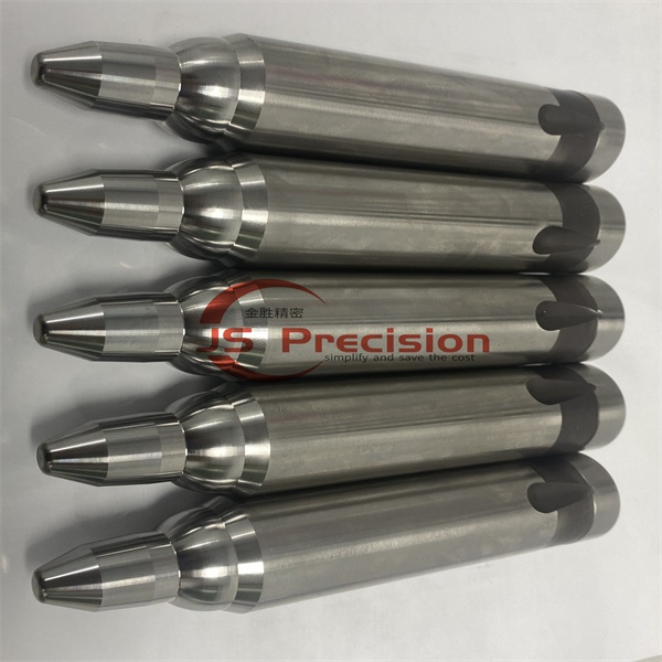 JS PRECISION CNC GRINDING PILOT PUNCHES WITH HEAVY DUTY BALL SEAT, 1.237/ SKD11 STEEL HARDENED BALL LOCK PILOT PUNCHES