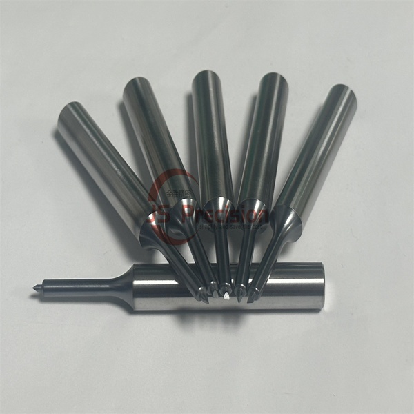 JS PRECISION HIGH SPEED STEEL PUNCH PINS WITH SPECIAL SHAPED TIP