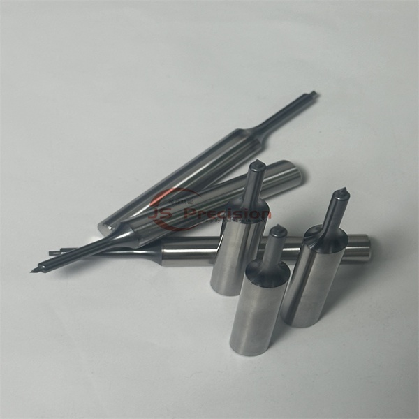 JS PRECISION HIGH SPEED STEEL PUNCH PINS WITH SPECIAL SHAPED TIP