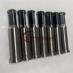 JS PRECISION CUTOM TRIANGLE EJECTOR PUNCHES WITH TICN COATING, ISO 8020 STANDARD EJECTOR PUNCHES