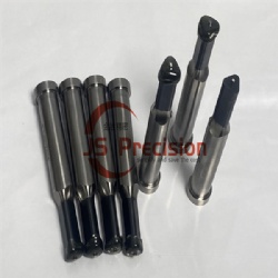 JS PRECISION CUTOM TRIANGLE EJECTOR PUNCHES WITH TICN COATING, ISO 8020 STANDARD EJECTOR PUNCHES