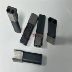 JS PRECISION SPECIAL CARBIDE PUNCHES WITH SOLDENED STEEL HEAD, HARDMETAL PUNCH WITH ALCRONA COATING