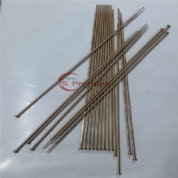 JS PRECISION BRASS DIN 1530 STANDARD EJECTOR PINS WITH CYLINDRICAL HEAD FOR PLASTIC INJECTION MOLD PARTS