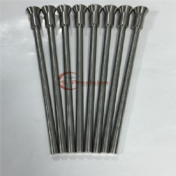 JS PRECISION CONICAL HEAD EJECTOR PINS, STEEL HARDENED STANDARD MOLD PINS WITH CONICAL HEAD