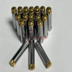 JS PRECISION M42/ASP23/HSS STEEL HARDENED SPECIAL FORMING PUNCHES WITH TIN COATING, PIERCING PUNCH SIMILAR TO ISO 8020