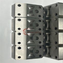 JS PRECISION CUSTOM METAL PUNCHES WITH THRU HOLES, HIGH SPEED STEEL WIRE EDM CUTTING PUNCHES WITH GOOD SURFACE